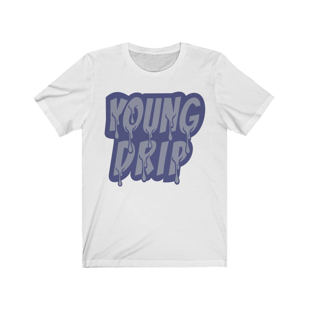 Young Drip Shirt to Match Retro 1 Deep Royal Sneaker Tee