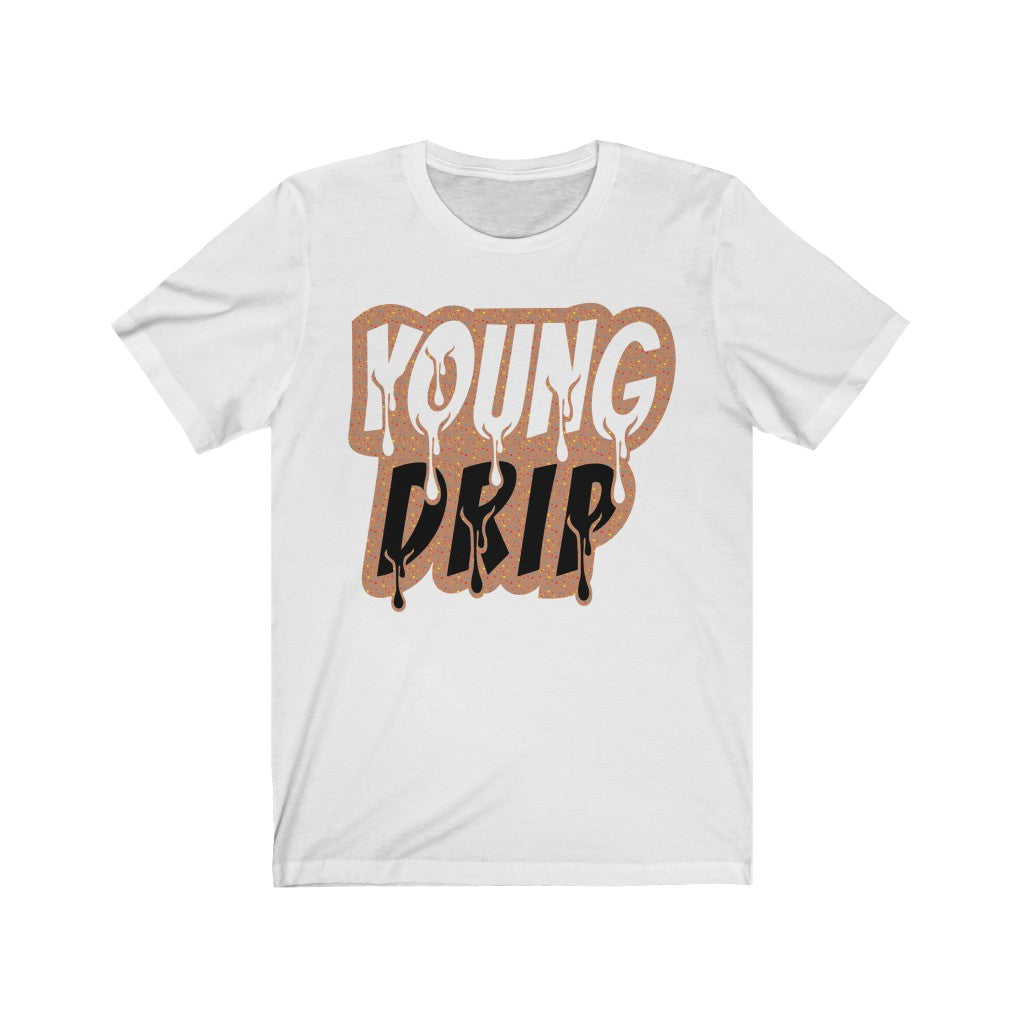 Young Drip Shirt to Match Retro 1 Mid Brushstroke Sneaker Tee