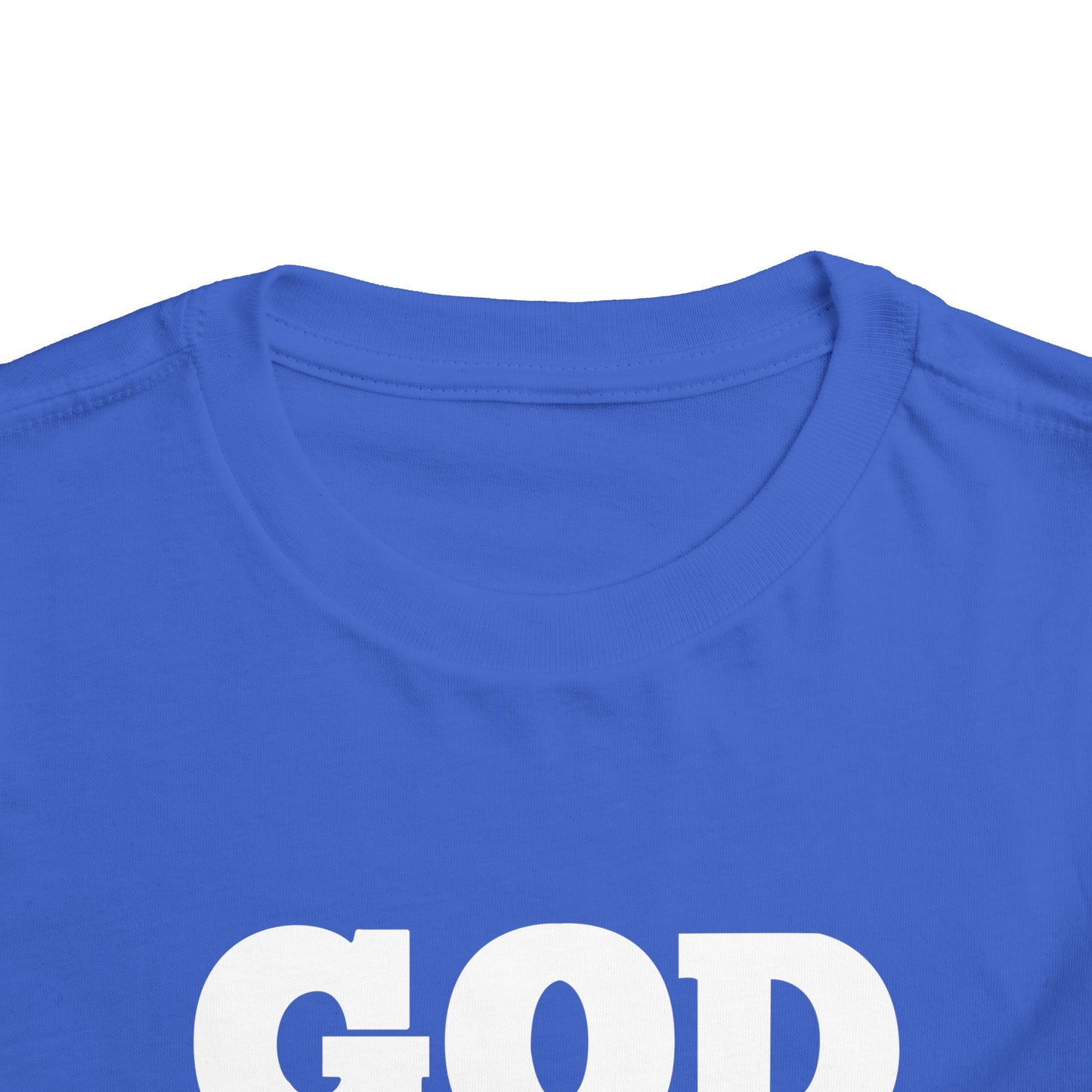 God Is The Plug Toddler Short Sleeve Tee