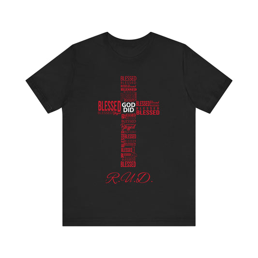 Blessed Cross Shirt to Match Jordan 11 Bred Velvet, Retro 11 Bred Velvet Shirt, Bred Velvet 11s Sneaker Tee