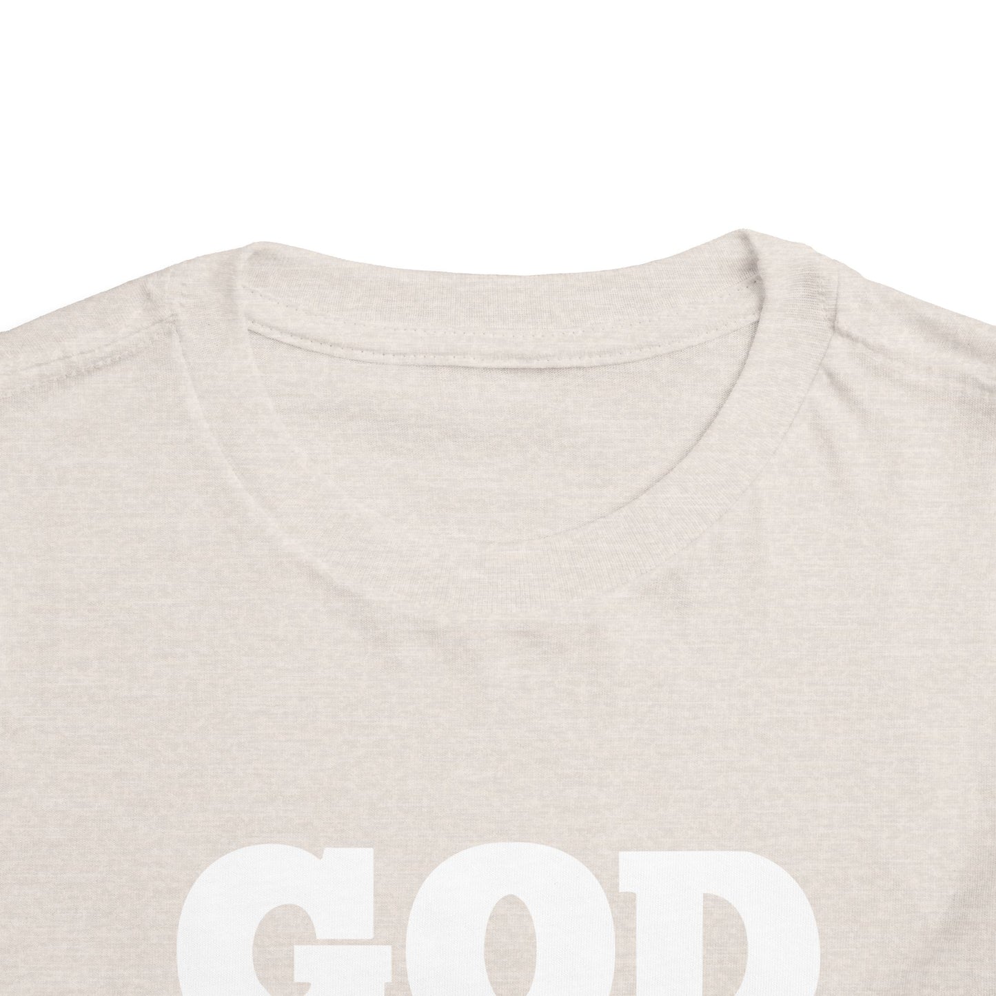 God Is The Plug Toddler Short Sleeve Tee