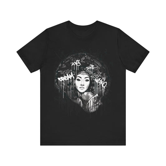 Afro Gril Shirt to Match Jordan 14 Black Toe Sneaker Shirt