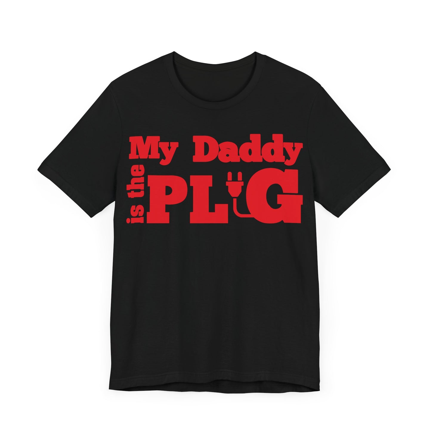 My Daddy is the Plug Shirt to Match Foamposite Metallic Red, Foamposite Metallic Red Shirt, Red Foams Shirt