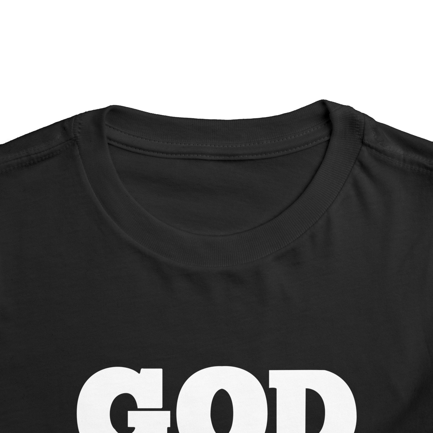 God Is The Plug Toddler Short Sleeve Tee