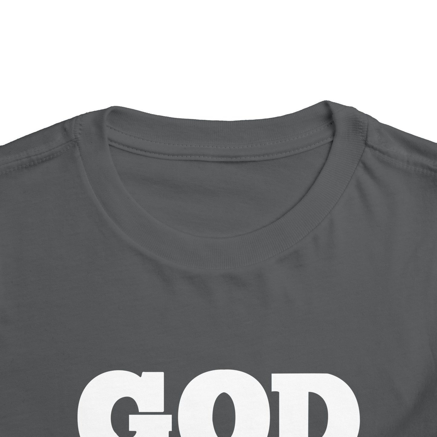 God Is The Plug Toddler Short Sleeve Tee