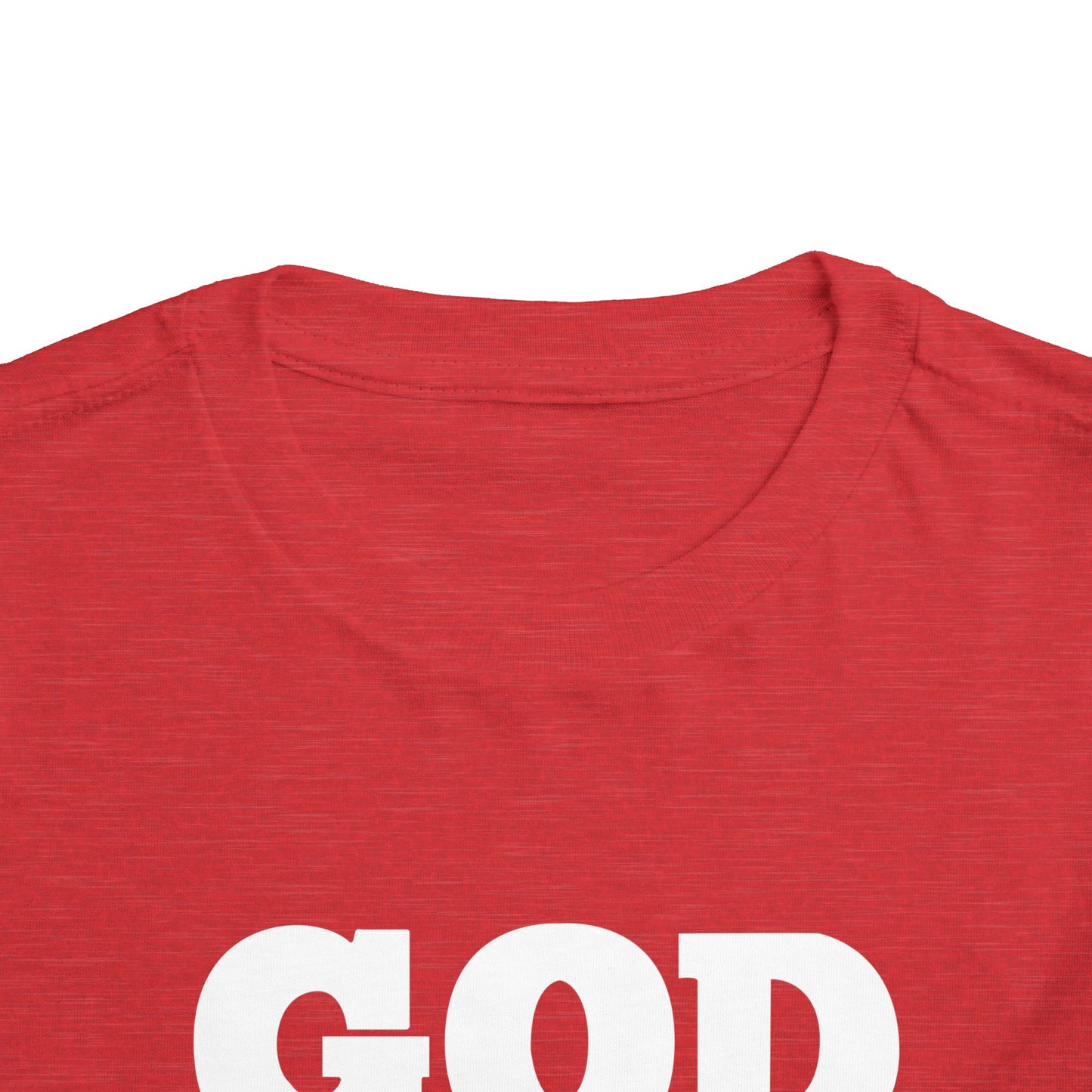 God Is The Plug Toddler Short Sleeve Tee