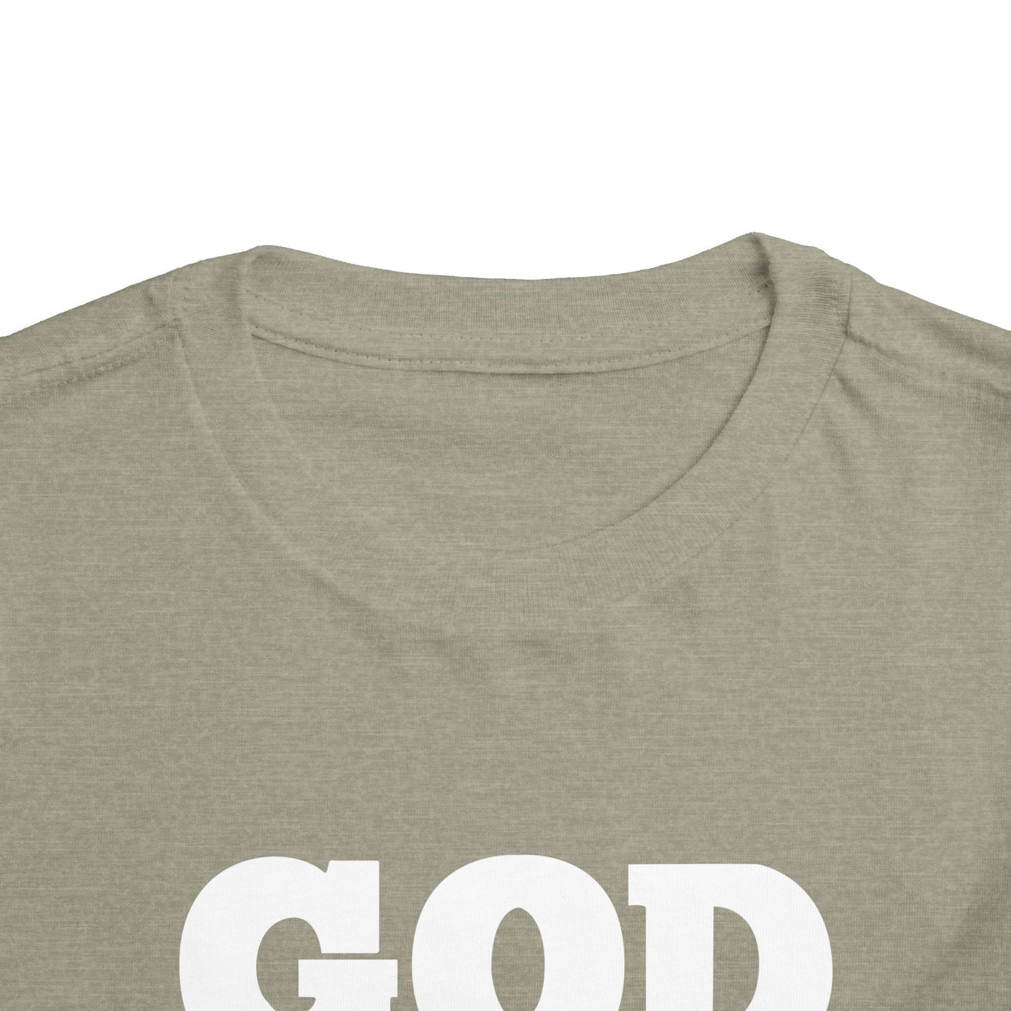 God Is The Plug Toddler Short Sleeve Tee