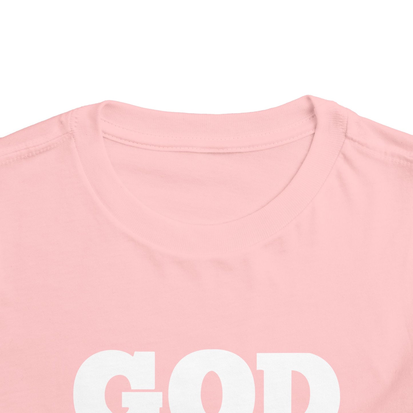 God Is The Plug Toddler Short Sleeve Tee