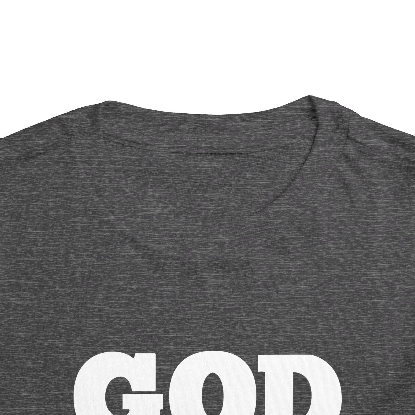 God Is The Plug Toddler Short Sleeve Tee