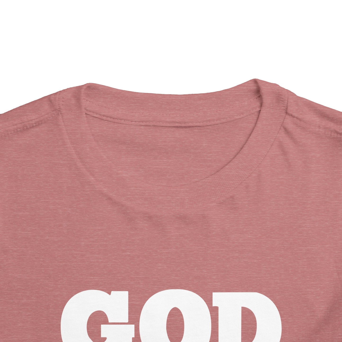 God Is The Plug Toddler Short Sleeve Tee