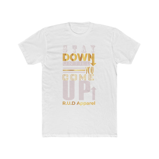 Women Jordan 6 Gold Hoops Shirt  - Stay Down/ Come Up- Rare Uncommon Different Shirt